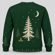 Forest Moon camping sweater back all-over-print mockup