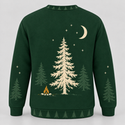 Forest Moon camping sweatshirt back all-over-print mockup