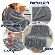 Personalized Christmas Fleece Blanket, Sherpa Blanket