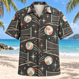 Atomic Motion Beach Volleyball Hawaiian Shirt