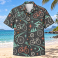 Atomic Motion Cycling Hawaiian Shirt