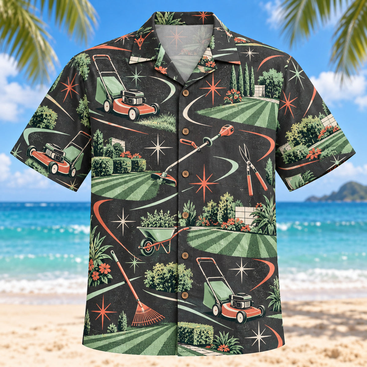 Atomic Motion Landscaper Hawaiian Shirt