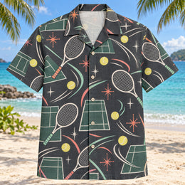 Atomic Motion Tennis Hawaiian Shirt