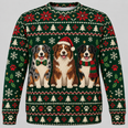 Australian Shepherd Christmas Ugly Sweater – Holiday Trio