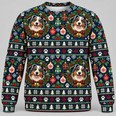 Australian Shepherd Christmas Ugly Sweater – Holiday Wreath
