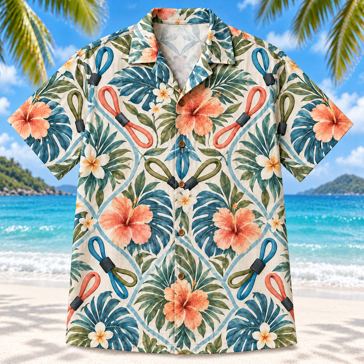 Band Botanical Sunset Physical Therapist Hawaiian Shirt