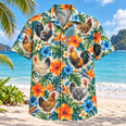 Bantam Bloom Chicken Hawaiian Shirt