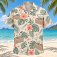 Basket Garden Coral Sage Sterile Processing Technician Hawaiian Shirt