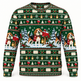 Beagle North Pole Mail Helper Ugly Sweater