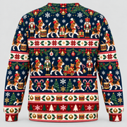 Beagle Nutcracker Parade Ugly Sweater back view
