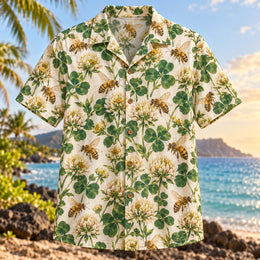 Bee Clover Beekeeper Hawaiian Shirt