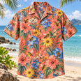 Bee Wildflower Meadow Beekeeper Hawaiian Shirt