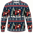 Black Labrador Christmas Mailbox All Over Print Sweater