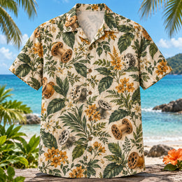 Bobbin Garden Sewing and Quilting Hawaiian Shirt
