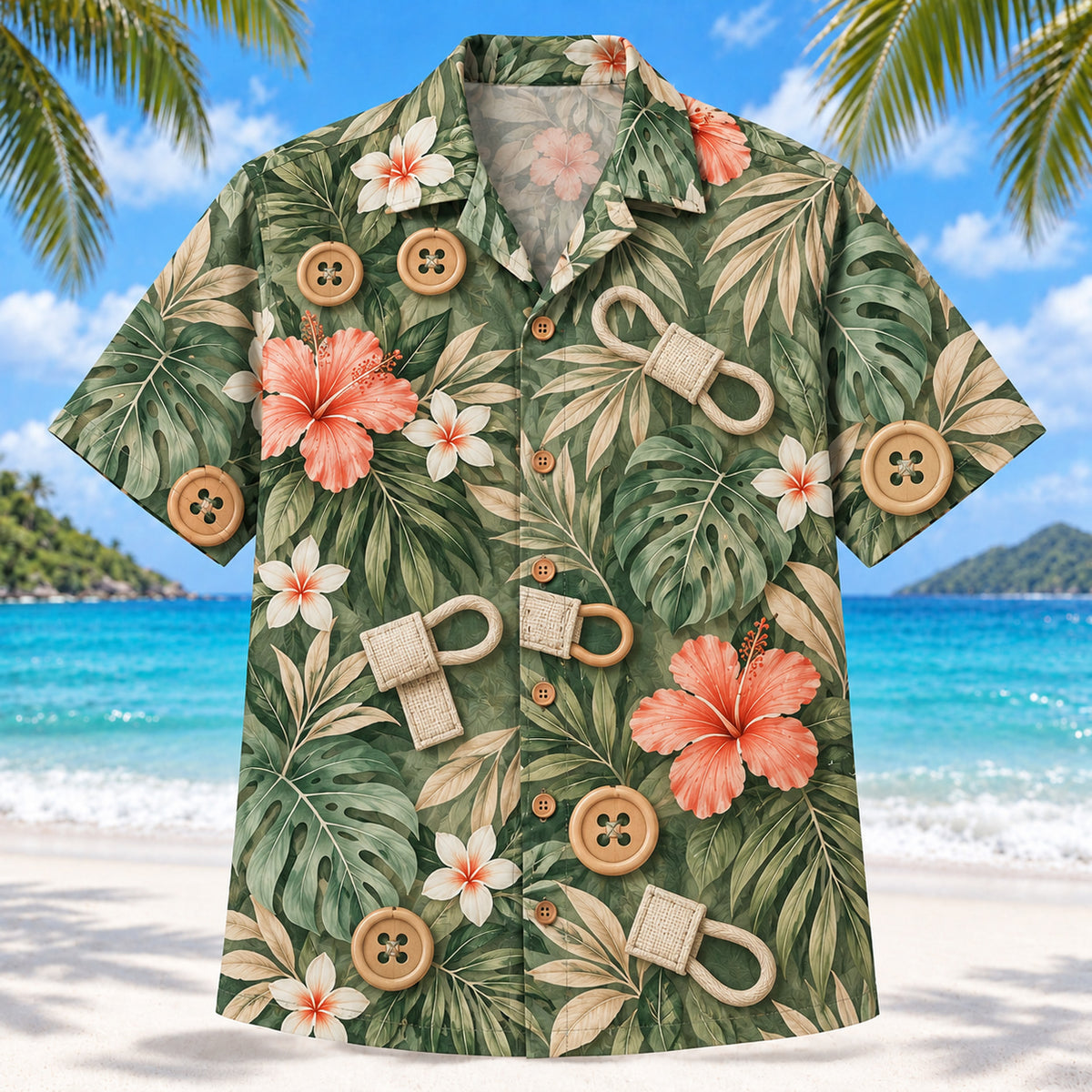 Button Practice Sage Occupational Therapist Hawaiian Shirt