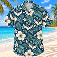 Care And Bloom Navy Cream Midwife Hawaiian Shirt