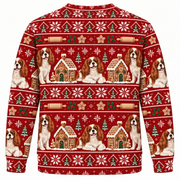 Cavalier Christmas Gingerbread Ugly Sweater back