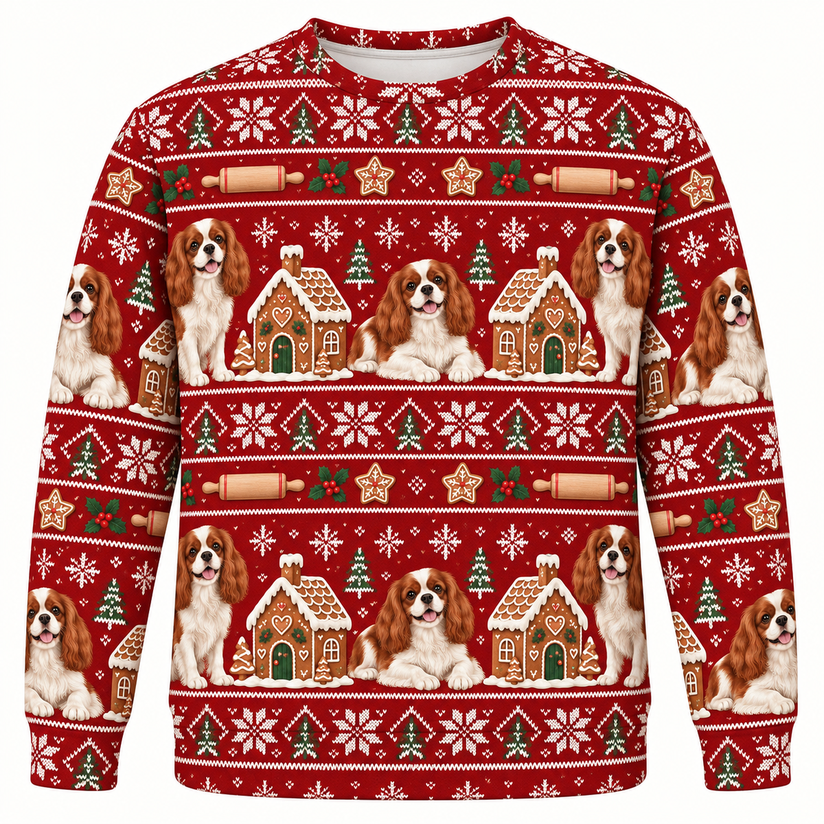 Cavalier Christmas gingerbread front
