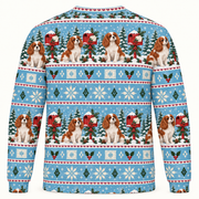 Cavalier Christmas Mail Ugly Sweater back