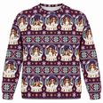 Cavalier King Charles Spaniel Christmas Snow Globes All Over Print Ugly Sweater