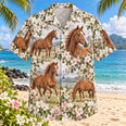 Chestnut Orchard Horse Hawaiian Shirt