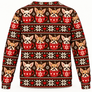 Chihuahua Cocoa ugly sweater back