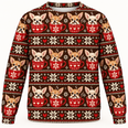 Chihuahua Cocoa Christmas All Over Print Ugly Sweater