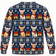 Chihuahua Jingle Bells ugly sweater back