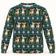 Chihuahua Reindeer Christmas All Over Print Ugly Sweater