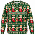 Chihuahua Christmas Stocking All Over Print Ugly Sweater
