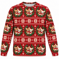 Chihuahua Christmas Wreath All Over Print Ugly Sweater