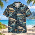 Coastal Rail Journey Hawaiian Shirt