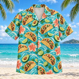 Coastal Taco Tex-Mex Hawaiian Shirt