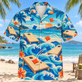 Coastal Waves Cornhole Hawaiian Shirt