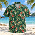 Coastal Wreath Tropical Christmas Hawaiian Shirt