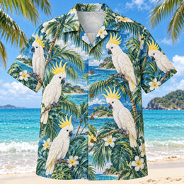 Cockatoo Coast Parrot Hawaiian Shirt