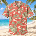 Community Wave Coral Sage Social Worker Hawaiian Shirt