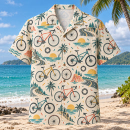 Confetti Cycling Hawaiian Shirt