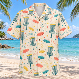 Confetti Disc Golf Hawaiian Shirt