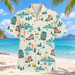 Confetti Hiking and Backpacking Hawaiian Shirt