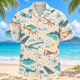 Confetti Pilot and Aviation Hawaiian Shirt