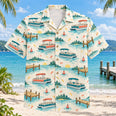 Confetti Pontoon Boating Hawaiian Shirt