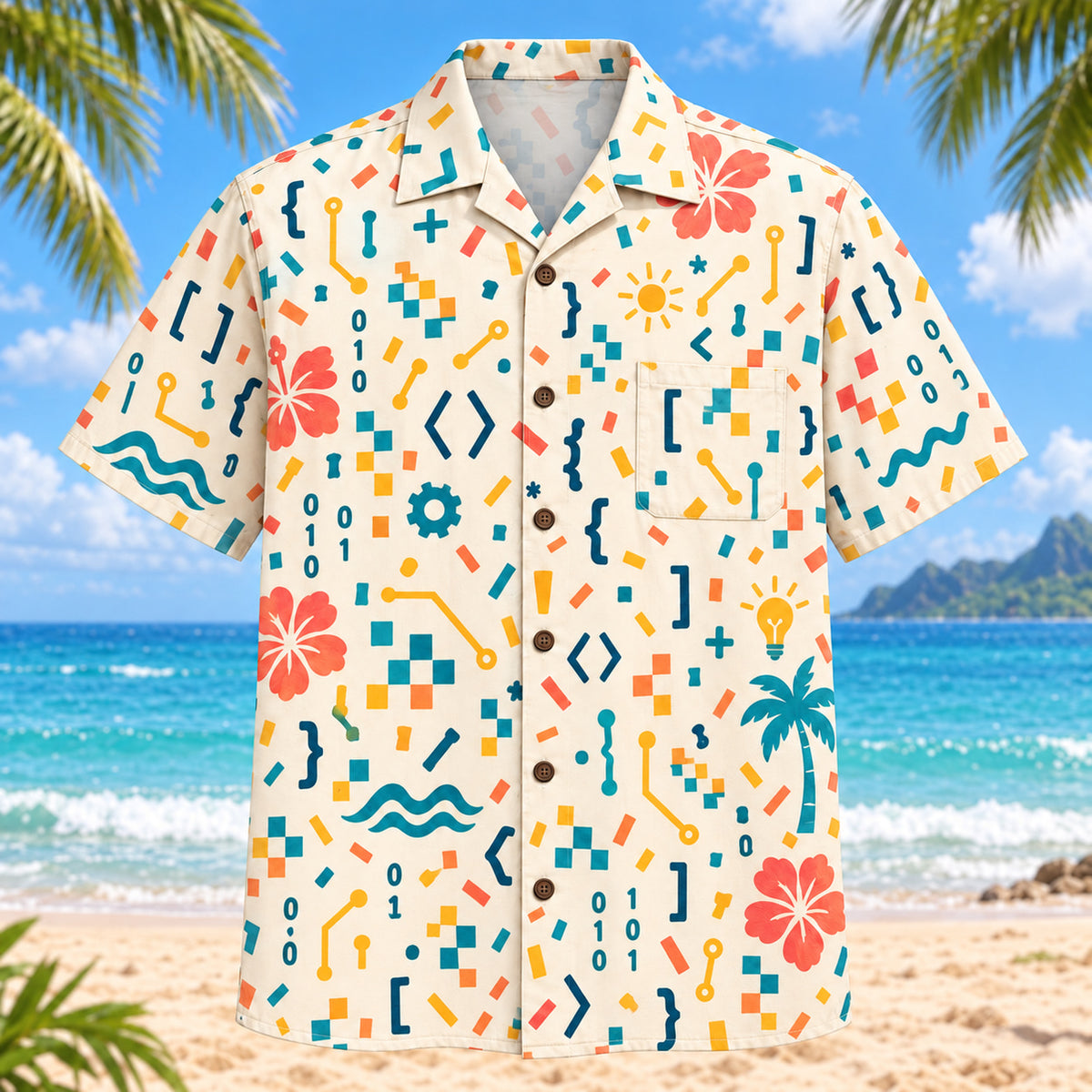 Confetti Programmer Hawaiian Shirt