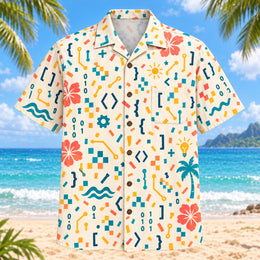 Confetti Programmer Hawaiian Shirt
