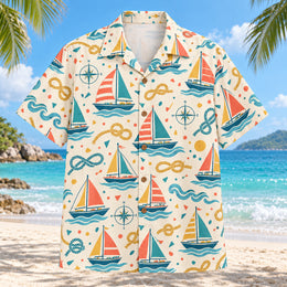 Confetti Sailing Hawaiian Shirt