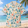 Confetti Ski and Snowboard Hawaiian Shirt