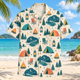 Confetti Tent Camping Hawaiian Shirt