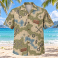 Contour Map Mechanic Hawaiian Shirt