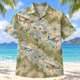 Contour Map Pilot and Aviation Hawaiian Shirt