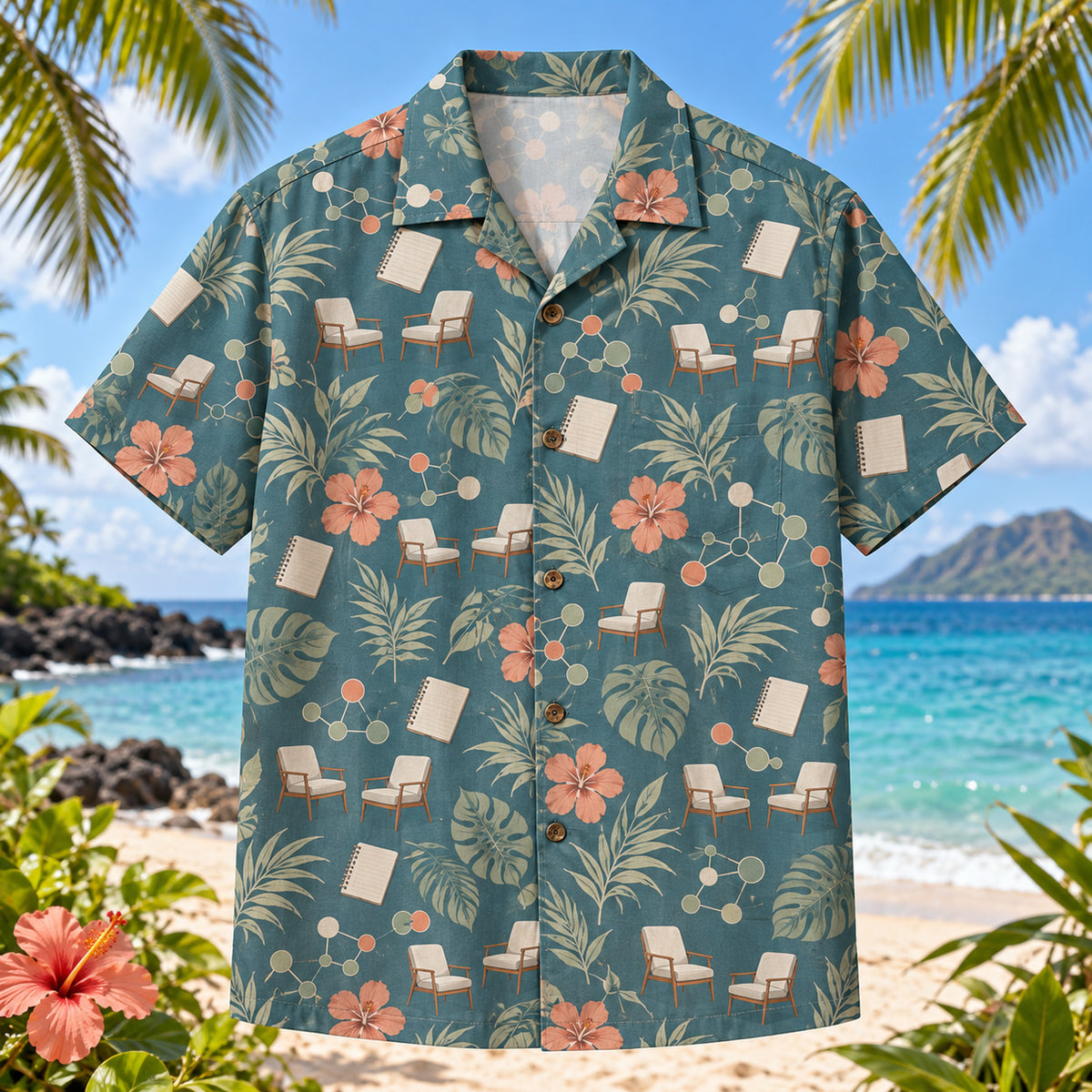 Conversation Garden Clinical Psychologist Hawaiian Shirt